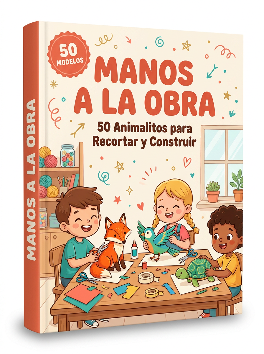 ✂️MANOS A LA OBRA | 50 Animalitos para Recortar y Construir