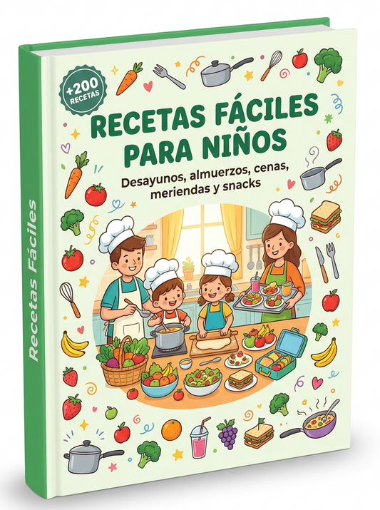 🍓200 RECETAS FÁCILES PARA NIÑOS | Desayunos, almuerzos, cenas, meriendas y snacks